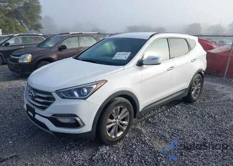 2017 Hyundai Santa Fe Sport 2.0T from USA, damaged, VIN 5XYZU4LA0HG414182